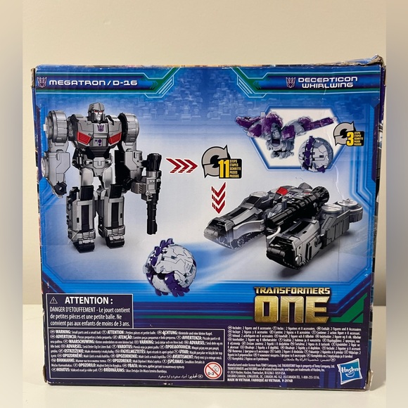 Transformers ONE Megatron D-16 & Decepticon Whirlwing 2-Pack Figures G3 - Picture 3 of 3